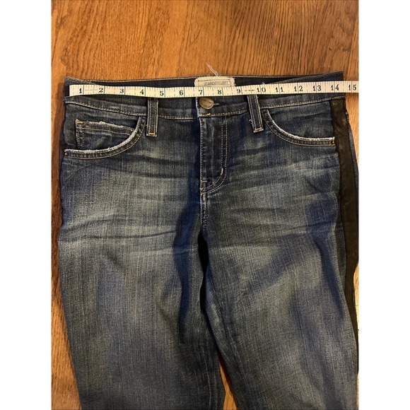 Current/Elliott Leather Tuxedo Stiletto jeans 26 29 - Picture 7 of 8